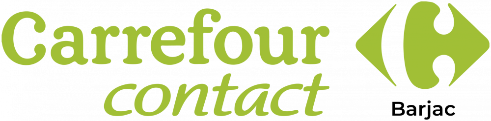 Logo complet carrefour contact Barjac