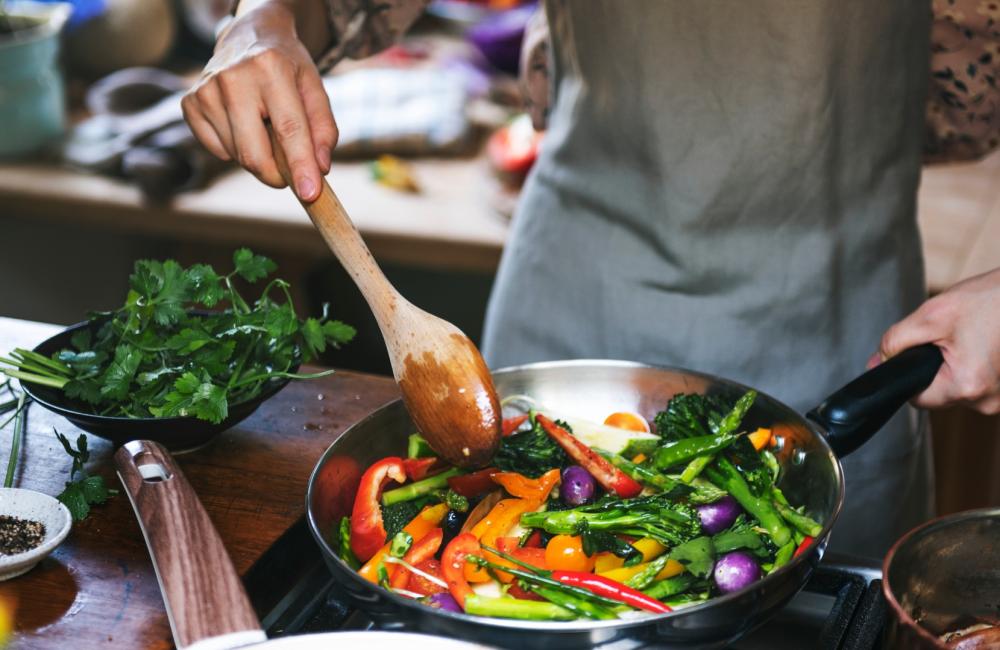 Cuisine de légumes frais